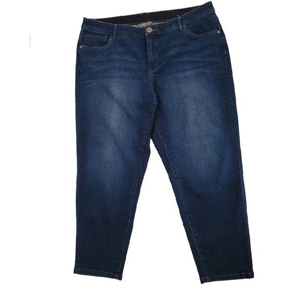 CJ Banks Denim - CJ Banks Women's Signature Slimming Med Wash Jeans Size 20W